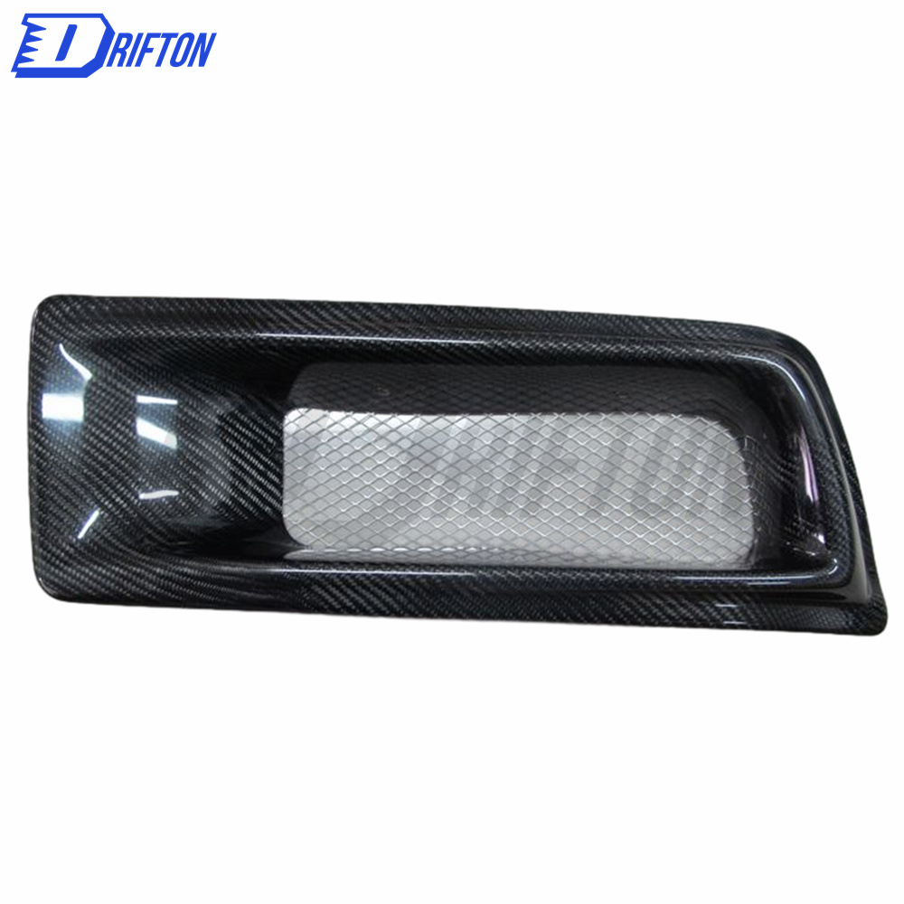 V-Spec Style Carbon Fiber Front Bumper Oil Cooler Ducts For Nissan R34 GTR 1998-2002