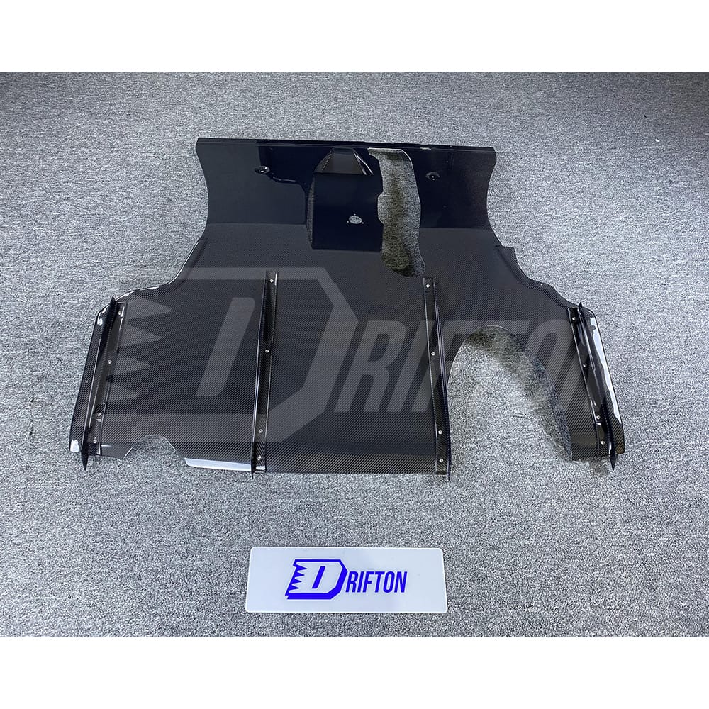 V-Spec Style Carbon Fiber Rear Diffuser For Nissan R34 GTR 1998-2002