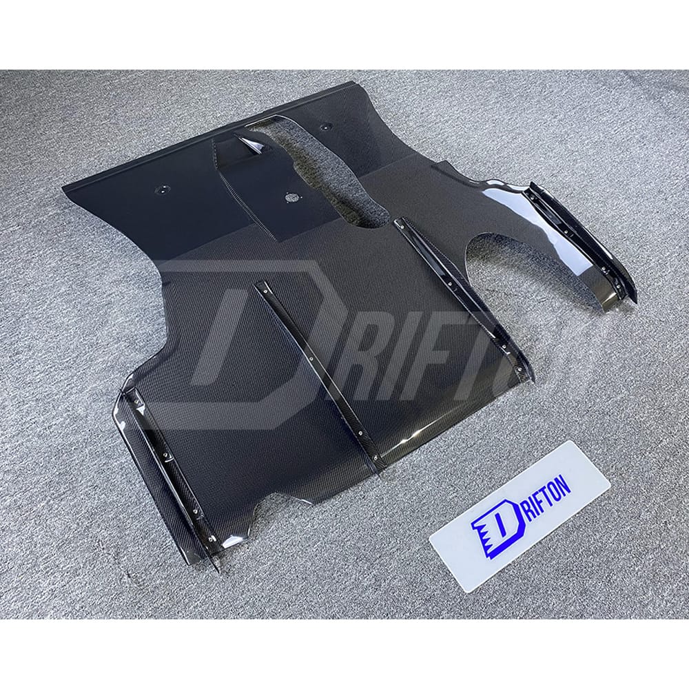 V-Spec Style Carbon Fiber Rear Diffuser For Nissan R34 GTR 1998-2002