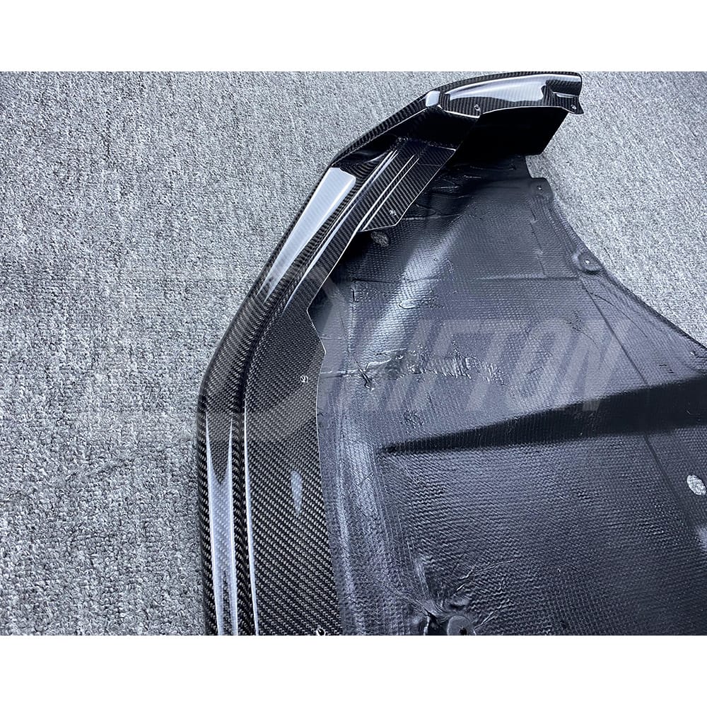 Blitz Style Carbon Fiber Front Lip For Nissan R35 GTR 2017-2019