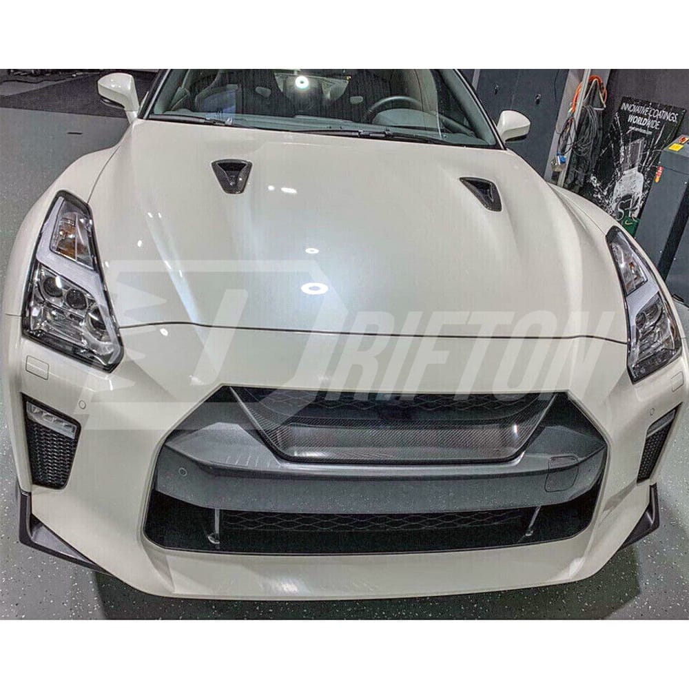 Dry Carbon Fiber Front Grill For Nissan R35 GTR 2017-2019