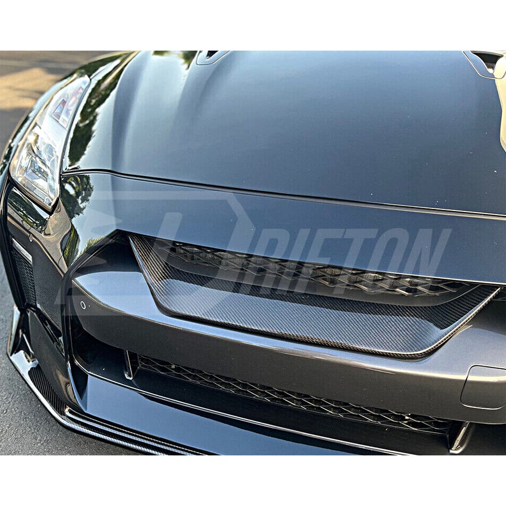 Dry Carbon Fiber Front Grill For Nissan R35 GTR 2017-2019