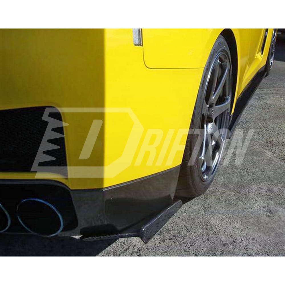 Jun Style Carbon Fiber Rear Bumper Spat For Nissan R35 GTR 2008-2016