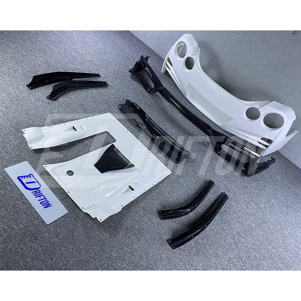 Top Secret Style Partial Carbon Fiber Rear Bumper With Diffuser Fins For Nissan R35 GTR 2017-2019