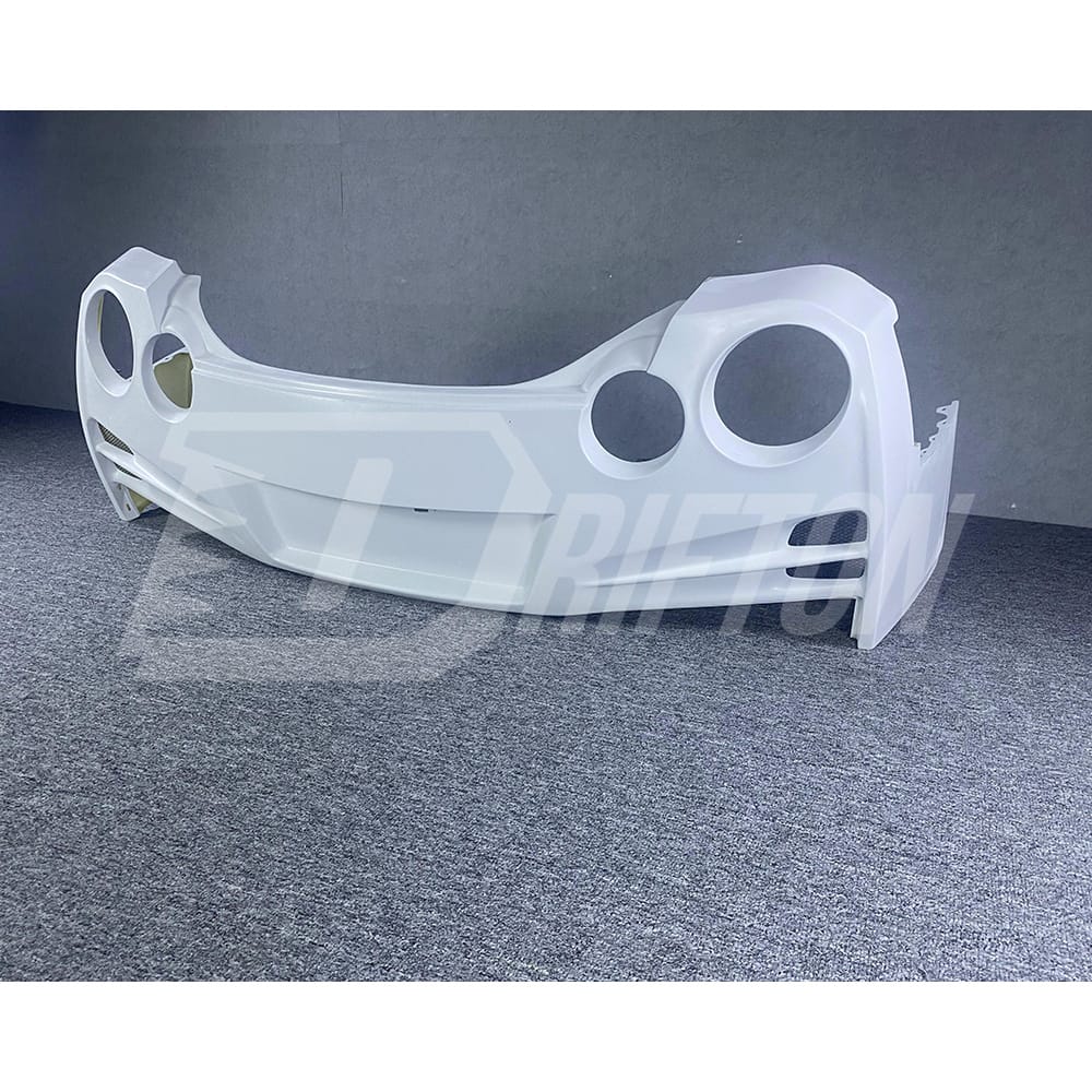 Top Secret Style Partial Carbon Fiber Rear Bumper With Diffuser Fins For Nissan R35 GTR 2017-2019