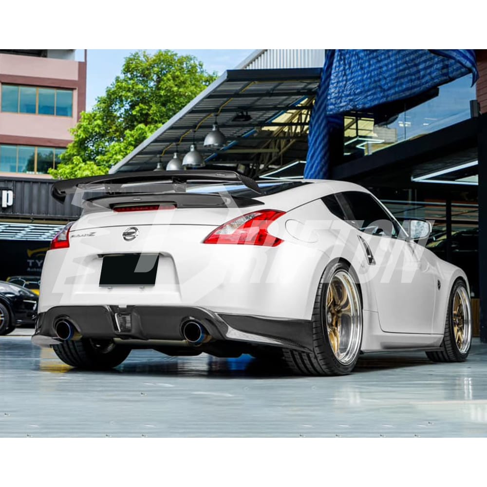 Varis Style Carbon Fiber Rear Diffuser For NIissan 370Z Z34 2008-2019