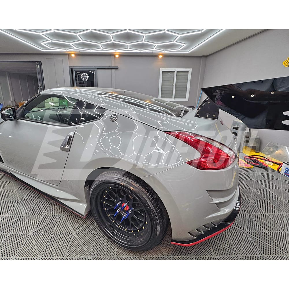 Varis Style Half Carbon Fiber Side Skirt With Underboard For NIissan 370Z Z34 2008-2019