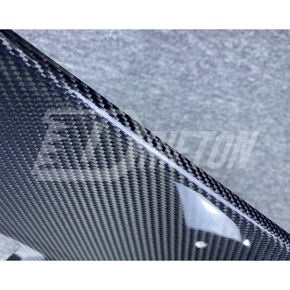 Varis Style Half Carbon Fiber Side Skirt With Underboard For NIissan 370Z Z34 2008-2019
