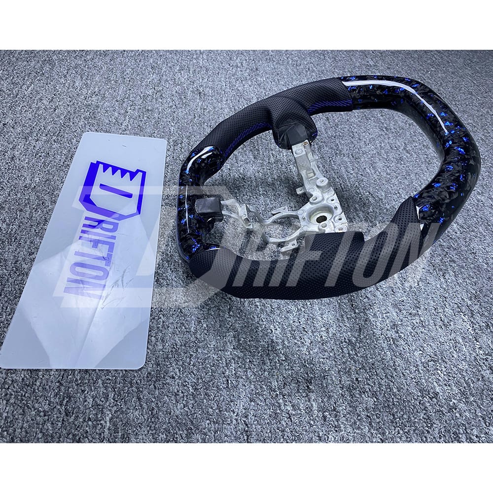 Customize Forged Carbon Fiber Color Flakes Steering Wheel For NIissan 370Z Z34 2008-2019