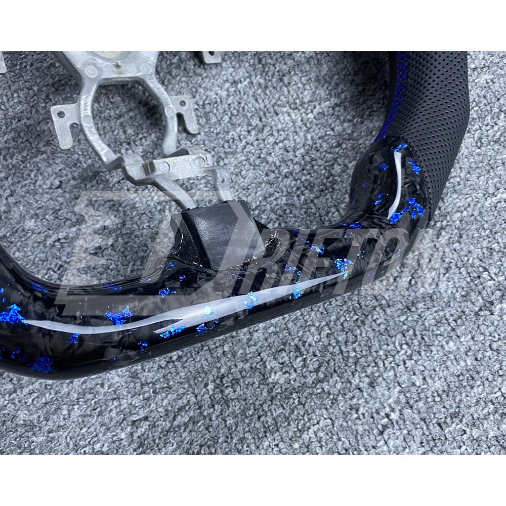 Customize Forged Carbon Fiber Color Flakes Steering Wheel For NIissan 370Z Z34 2008-2019