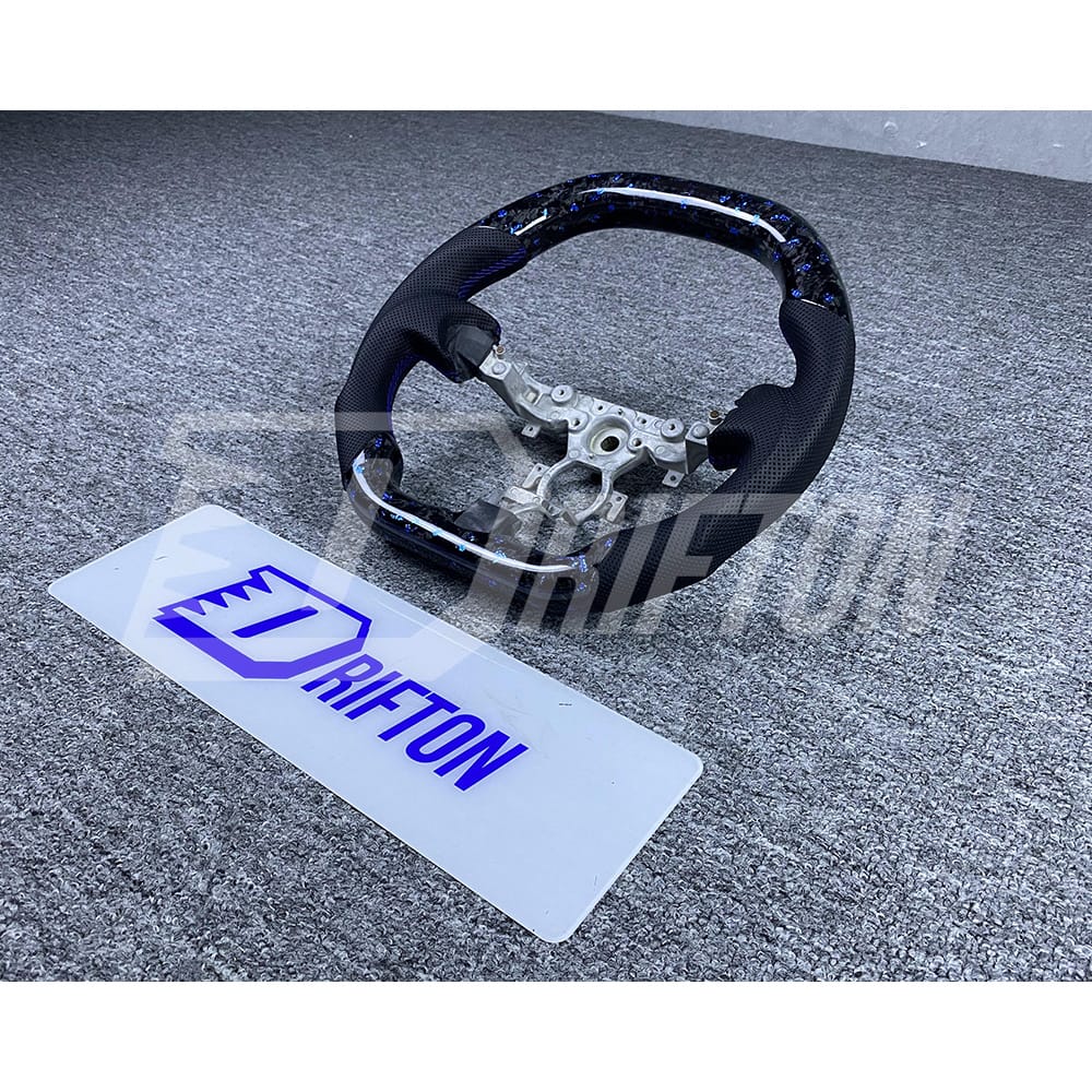 Customize Forged Carbon Fiber Color Flakes Steering Wheel For NIissan 370Z Z34 2008-2019
