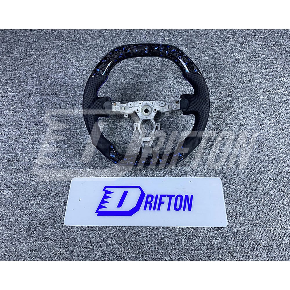 Customize Forged Carbon Fiber Color Flakes Steering Wheel For NIissan 370Z Z34 2008-2019