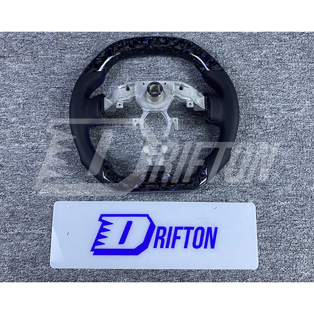 Customize Forged Carbon Fiber Color Flakes Steering Wheel For NIissan 370Z Z34 2008-2019