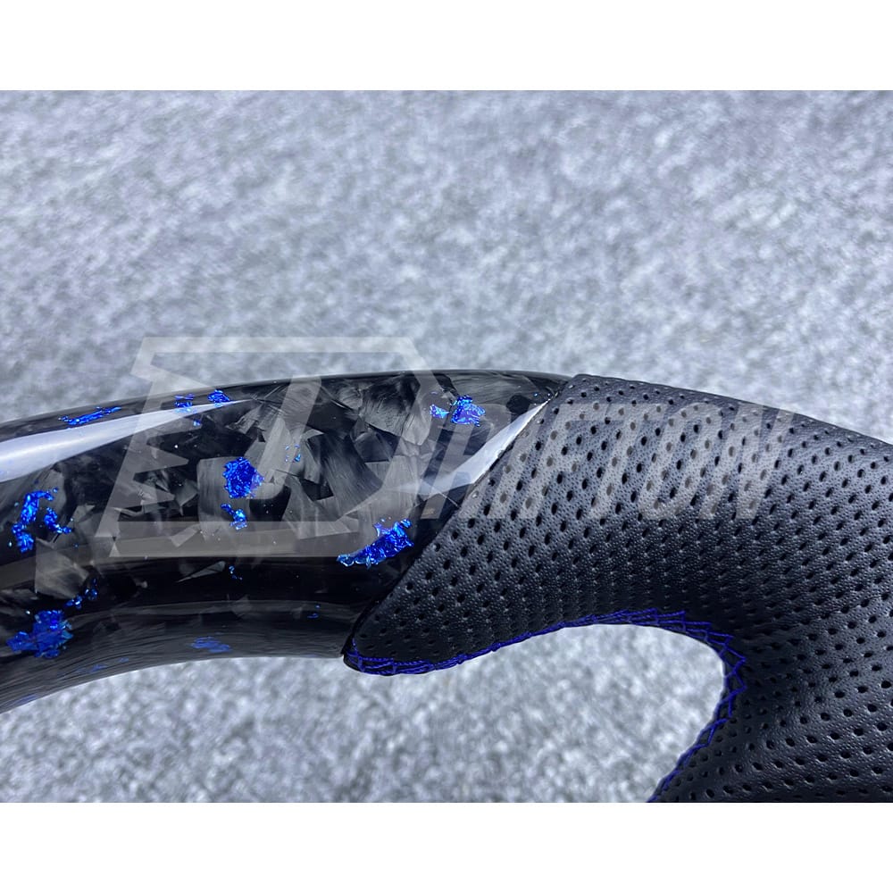 Customize Forged Carbon Fiber Color Flakes Steering Wheel For NIissan 370Z Z34 2008-2019
