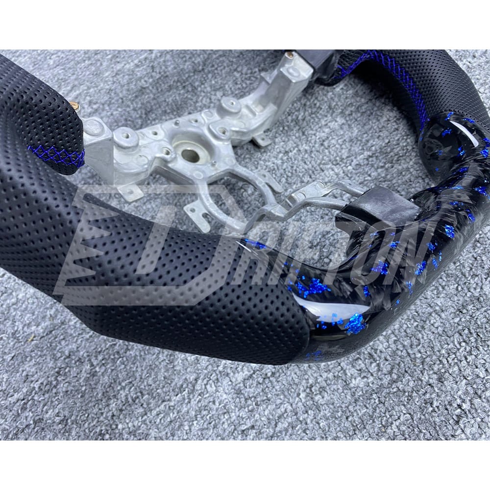 Customize Forged Carbon Fiber Color Flakes Steering Wheel For NIissan 370Z Z34 2008-2019
