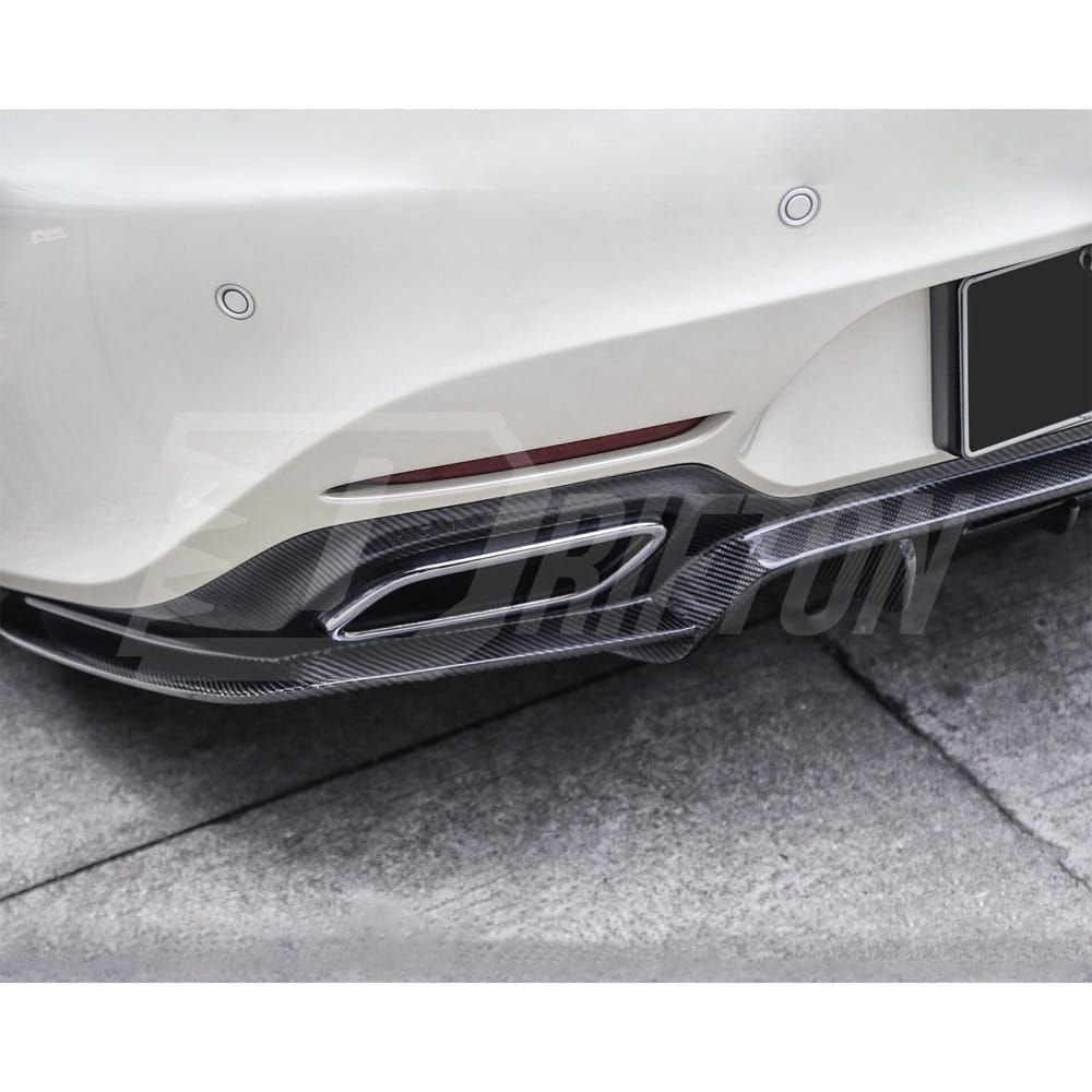 Paktechz V2 Style Carbon Fiber Front Lip For Mercedes-Benz AMG GT GTS 2015-2016