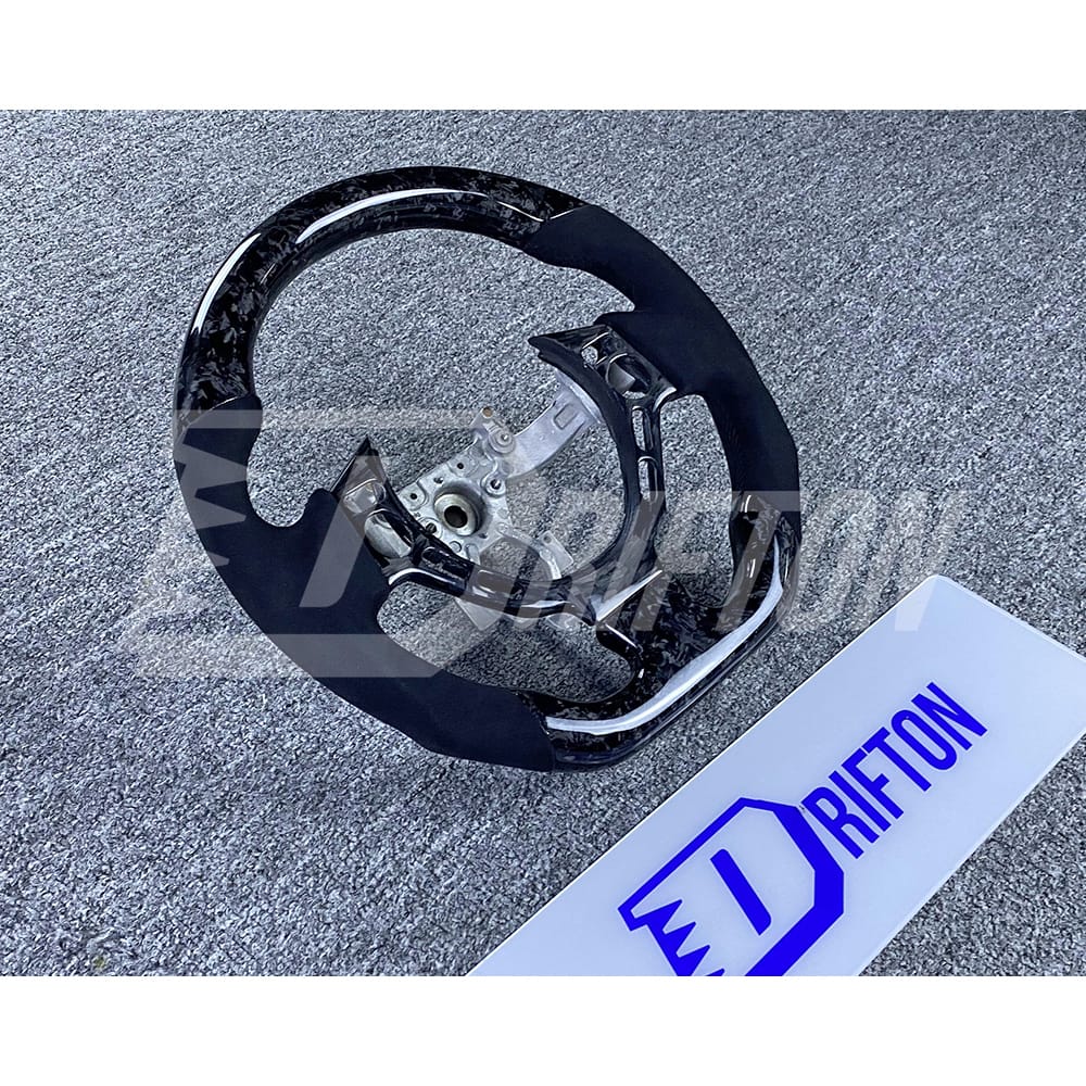 Customzie Forged Carbon Fiber Alcantara Steering Wheel With Center Trim Cover For Nissan R35 GTR 2008-2016