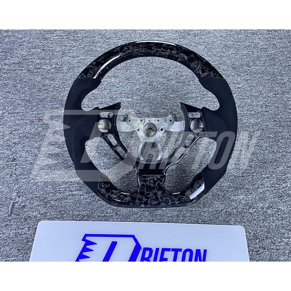 Customzie Forged Carbon Fiber Alcantara Steering Wheel With Center Trim Cover For Nissan R35 GTR 2008-2016