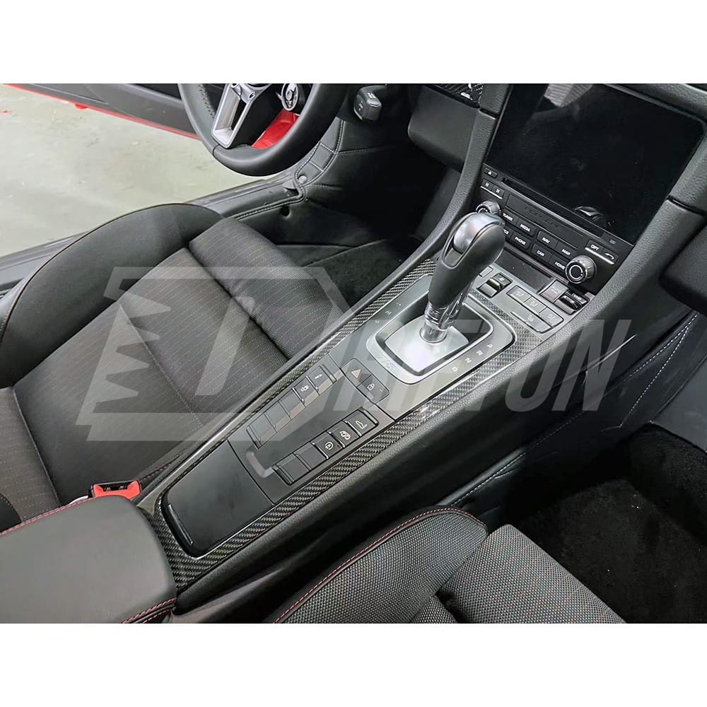 Dry Carbon Fiber Interiors For Porsche 718 Cayman Boxster 2016-2020