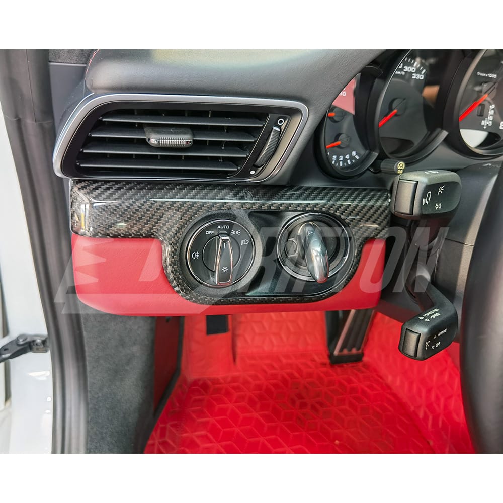 Dry Carbon Fiber Interiors For Porsche 718 Cayman Boxster 2016-2020