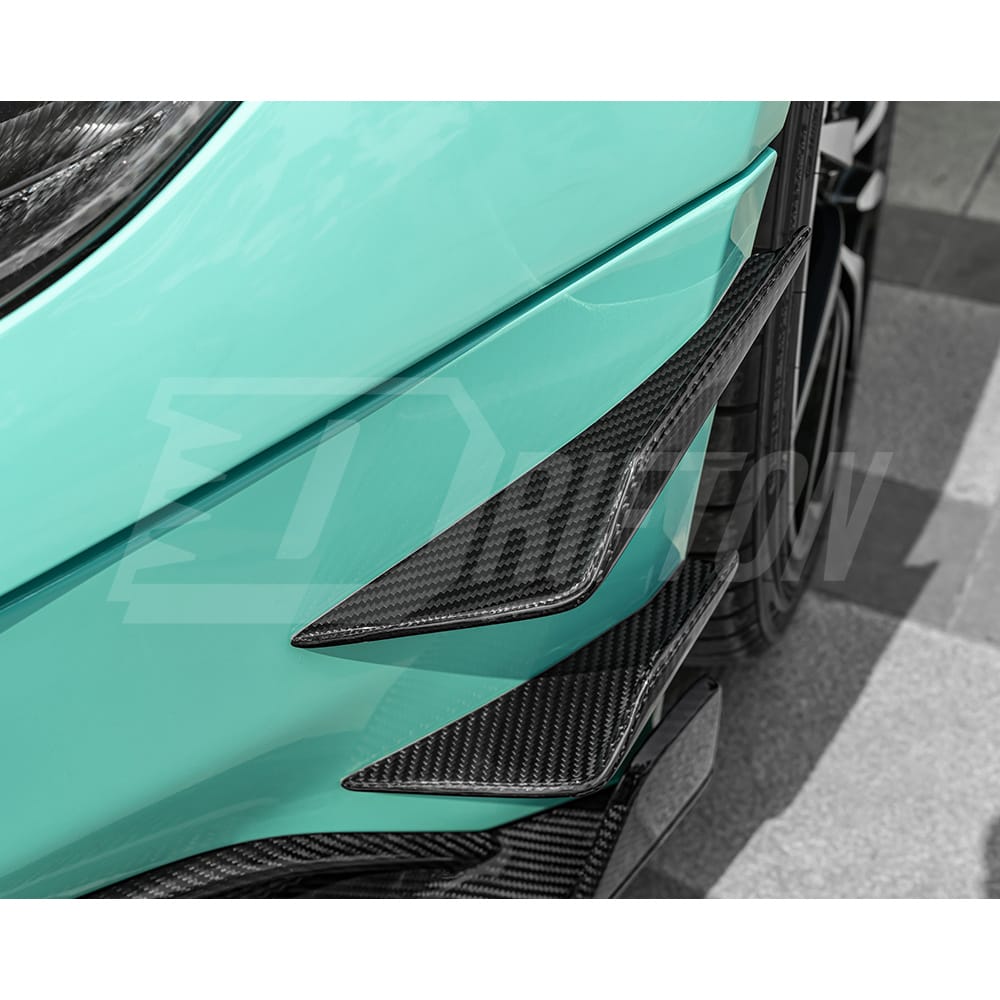 CMST Style Dry Carbon Fiber Front Canards For Aston Martin DB11 2017-2022