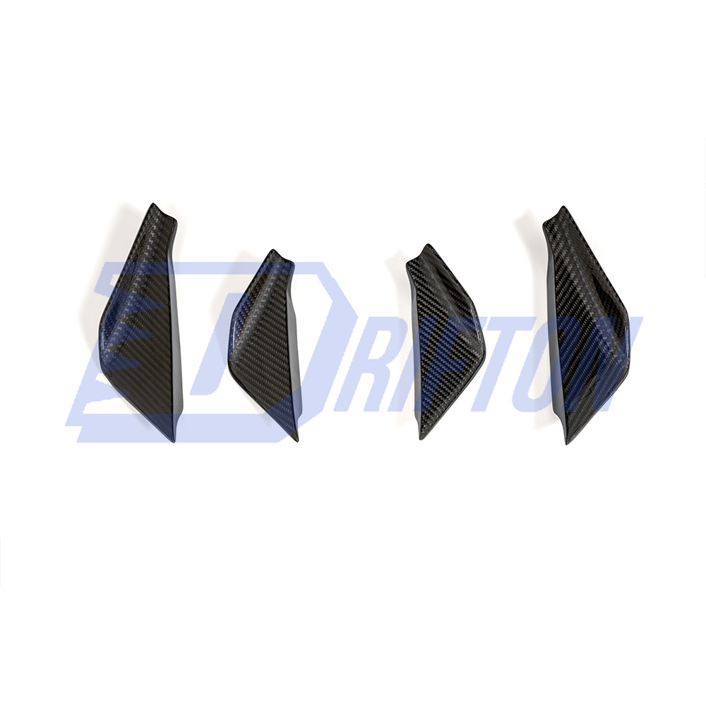CMST Style Dry Carbon Fiber Front Canards For Aston Martin DB11 2017-2022