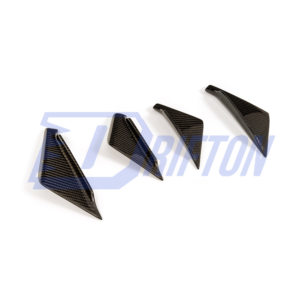 CMST Style Dry Carbon Fiber Front Canards For Aston Martin DB11 2017-2022