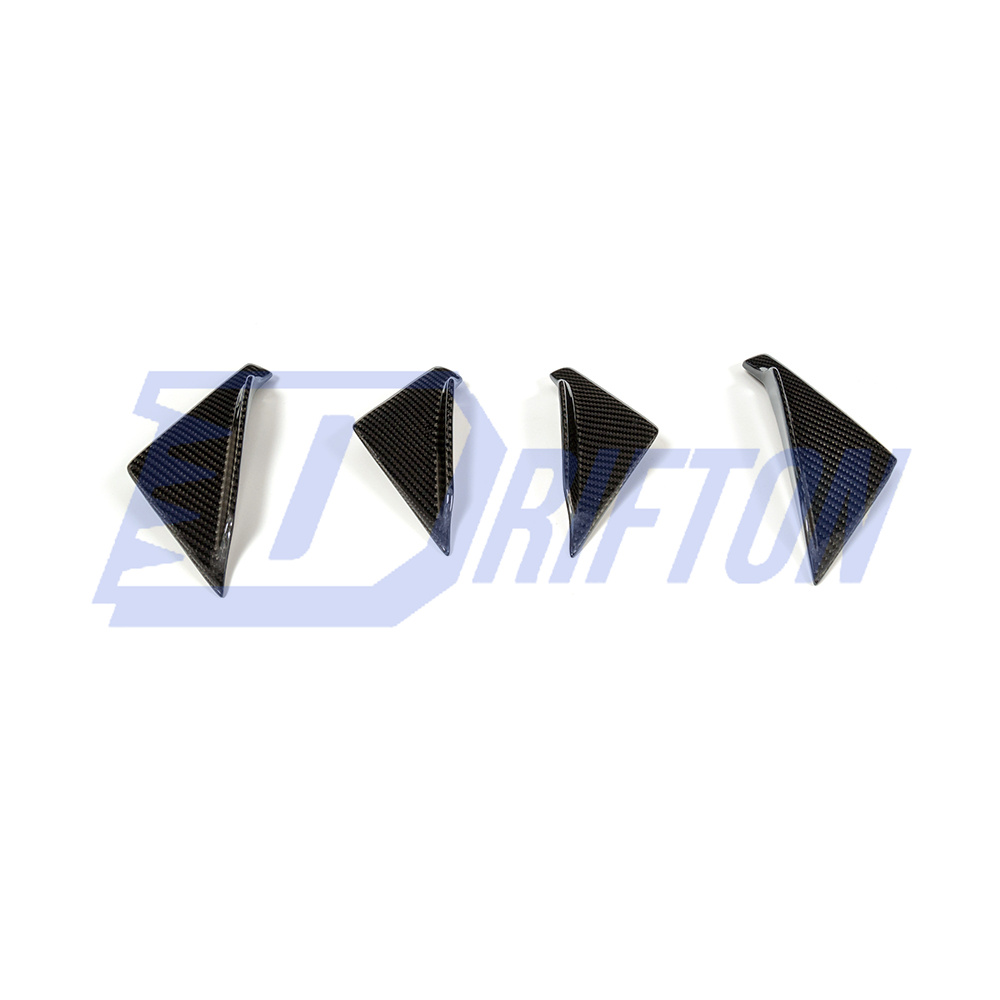 CMST Style Dry Carbon Fiber Front Canards For Aston Martin DB11 2017-2022