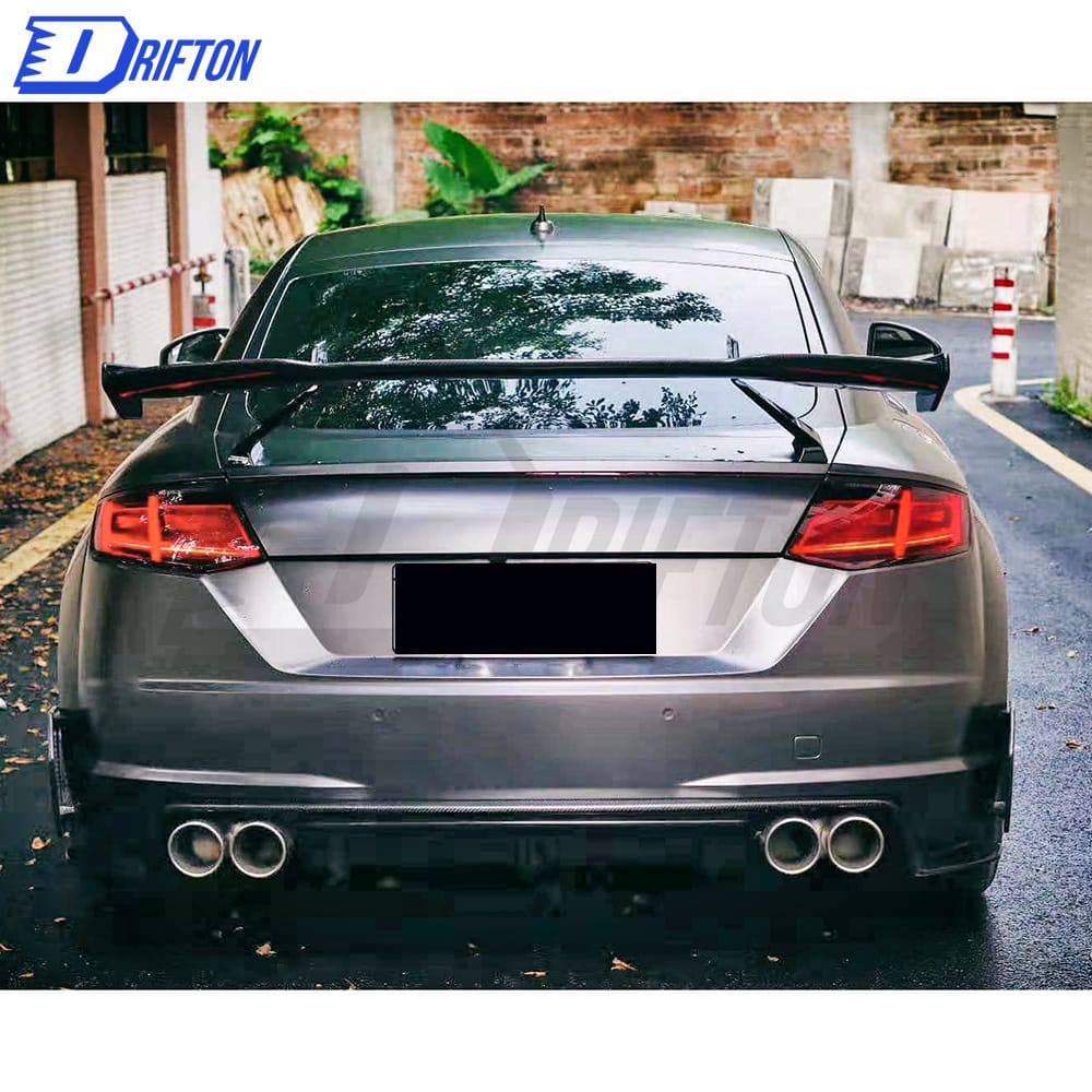 Performence Style Dry Carbon Fiber Rear Diffuser For Audi TT TTS TTRS 2015-2022