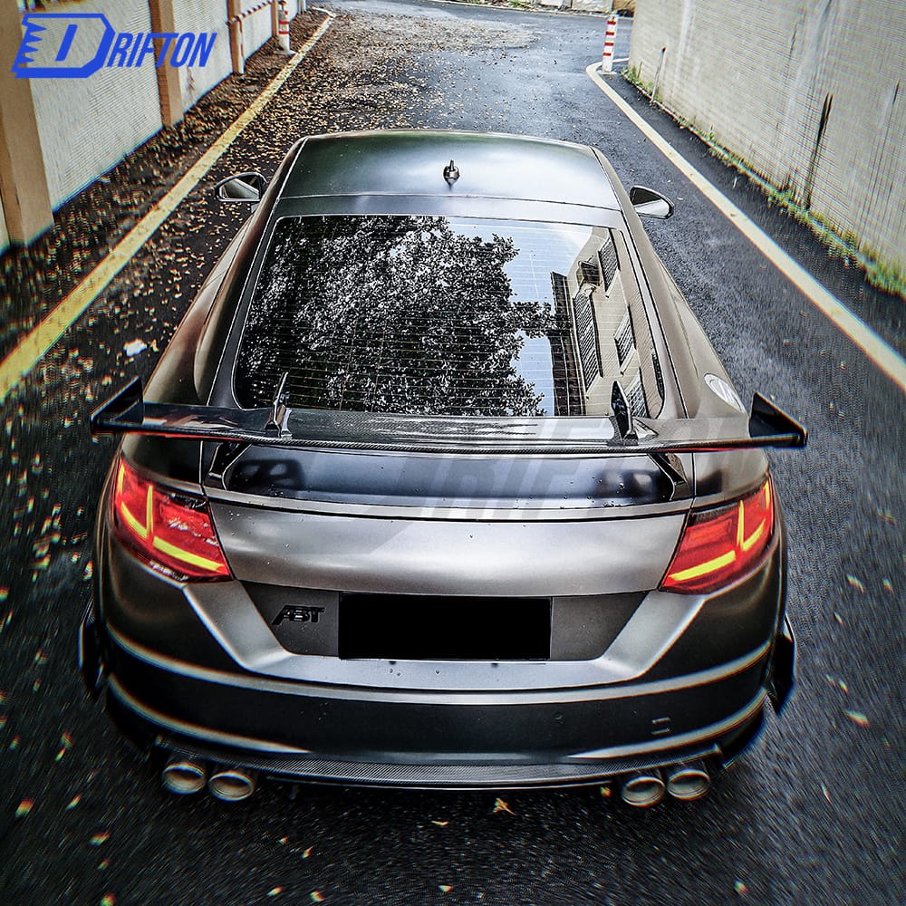 WS Style Dry Carbon Fiber Rear Spoiler For Audi TT TTS TTRS 2015-2022
