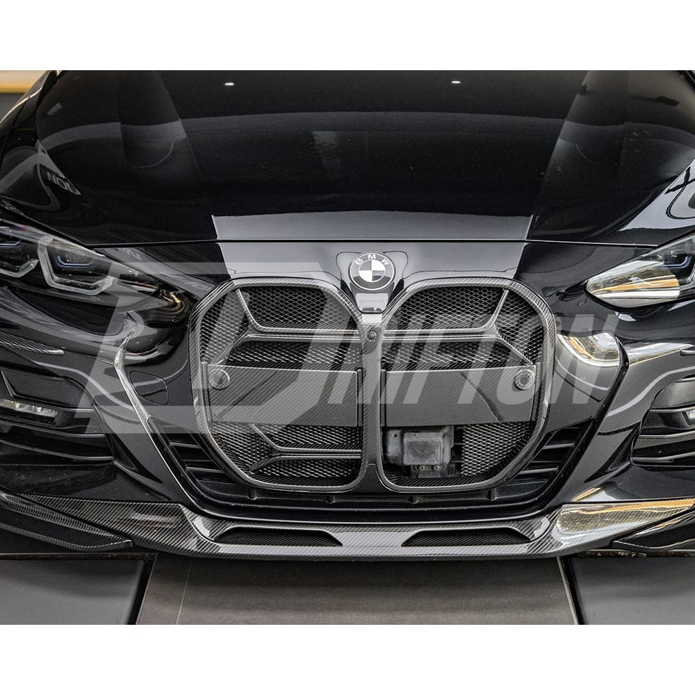 CSL Style Dry Carbon Fiber Front Grille (With ACC) For BMW 4 Seires G22 G23 2021-2023 2021-2024