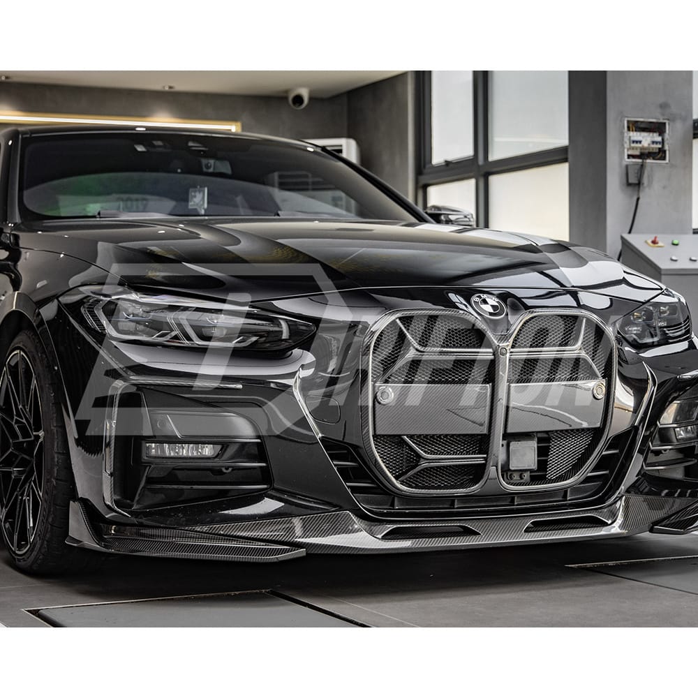 CSL Style Dry Carbon Fiber Front Grille (With ACC) For BMW 4 Seires G22 G23 2021-2023 2021-2024