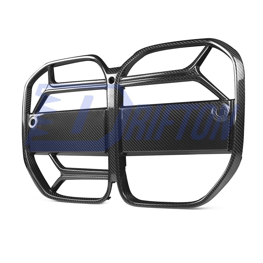 CSL Style Dry Carbon Fiber Front Grille (With ACC) For BMW 4 Seires G22 G23 2021-2023 2021-2024