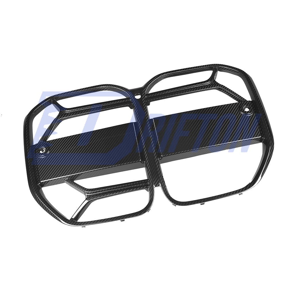 CSL Style Dry Carbon Fiber Front Grille (With ACC) For BMW 4 Seires G22 G23 2021-2023 2021-2024