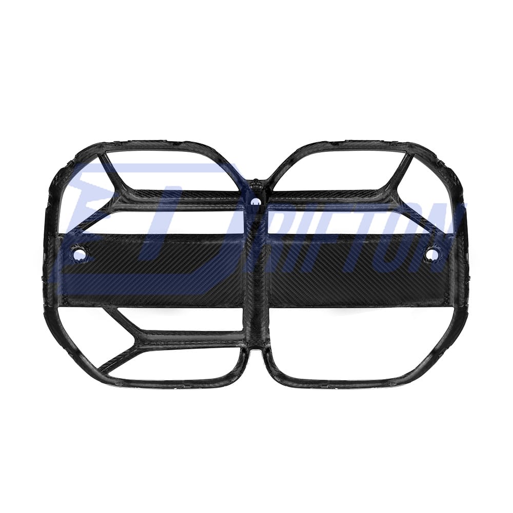 CSL Style Dry Carbon Fiber Front Grille (With ACC) For BMW 4 Seires G22 G23 2021-2023 2021-2024