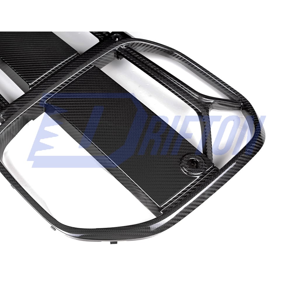CSL Style Dry Carbon Fiber Front Grille (With ACC) For BMW 4 Seires G22 G23 2021-2023 2021-2024