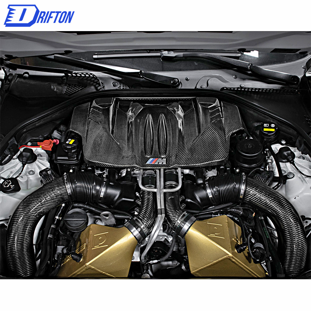 Carbon Fiber Engine Cover For BMW 5 Series F10 M5 F12 F13 F06 M6 2010-2016