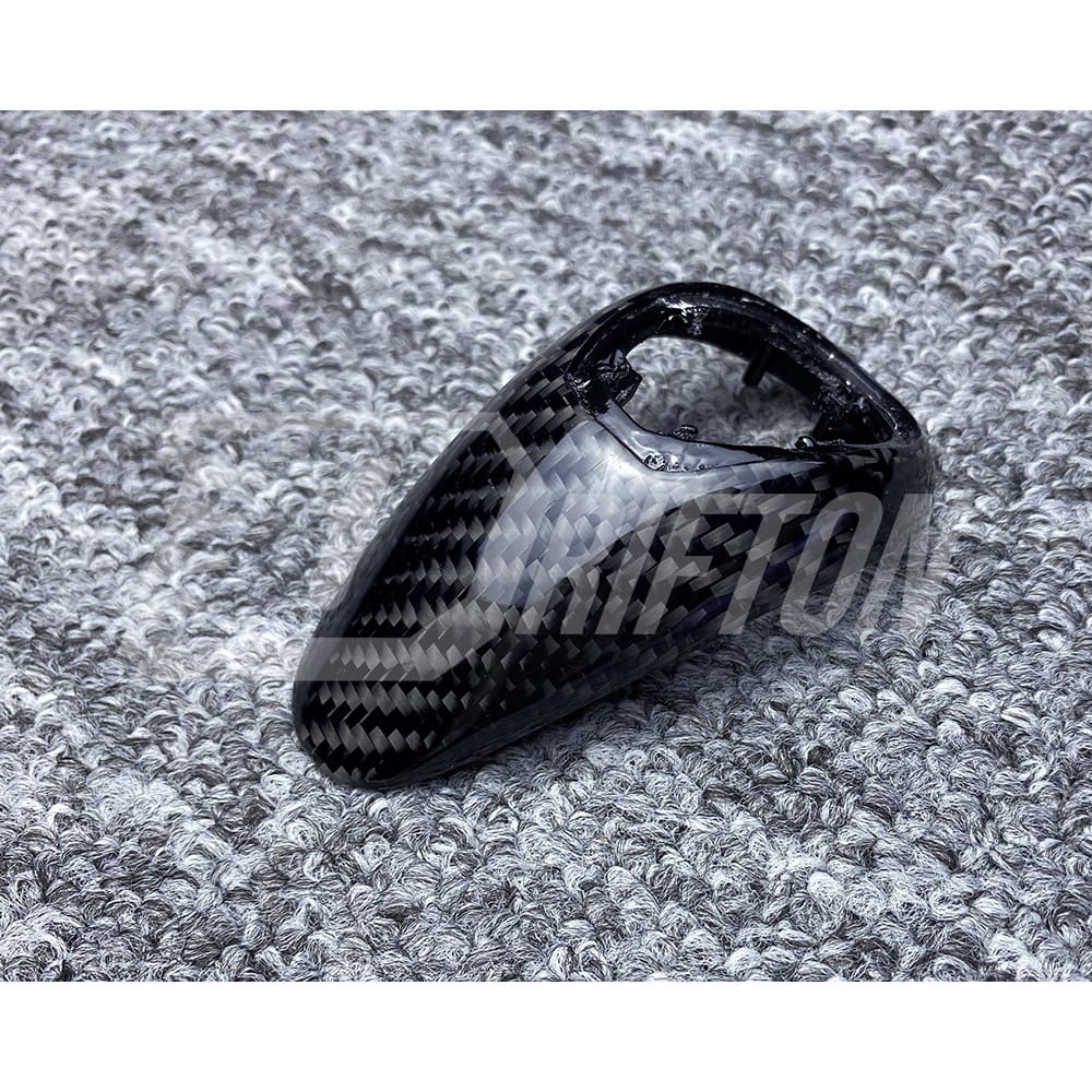 Carbon Fiber Interior Gear Knob Cover Replacement For BMW 5 Series F10 M5 2010-2016