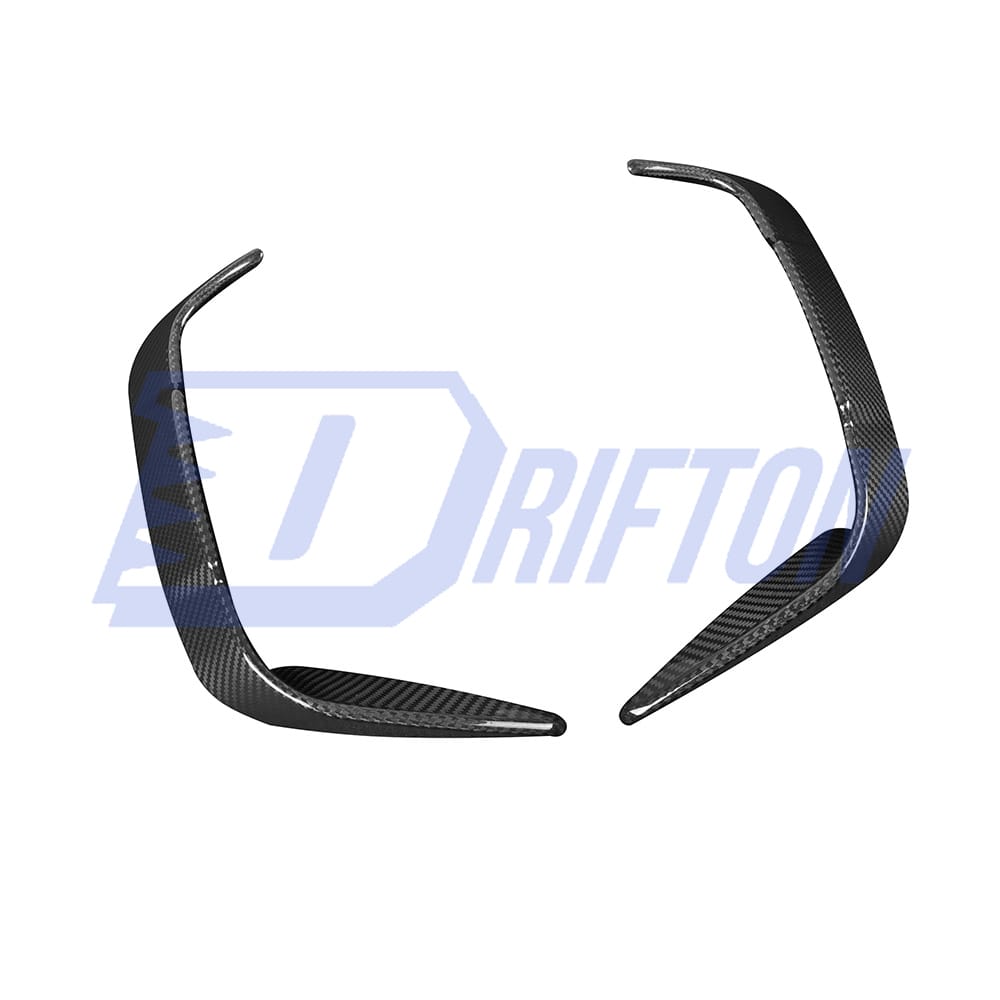 Dry Carbon Fiber Rear Bumper Canards For BMW 4 Seires G22 G23 2021-2024