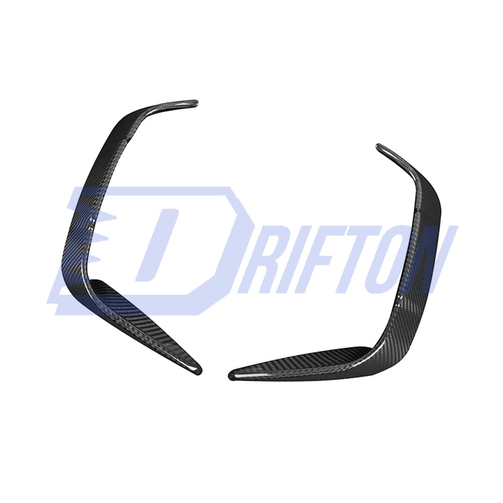 Dry Carbon Fiber Rear Bumper Canards For BMW 4 Seires G22 G23 2021-2024