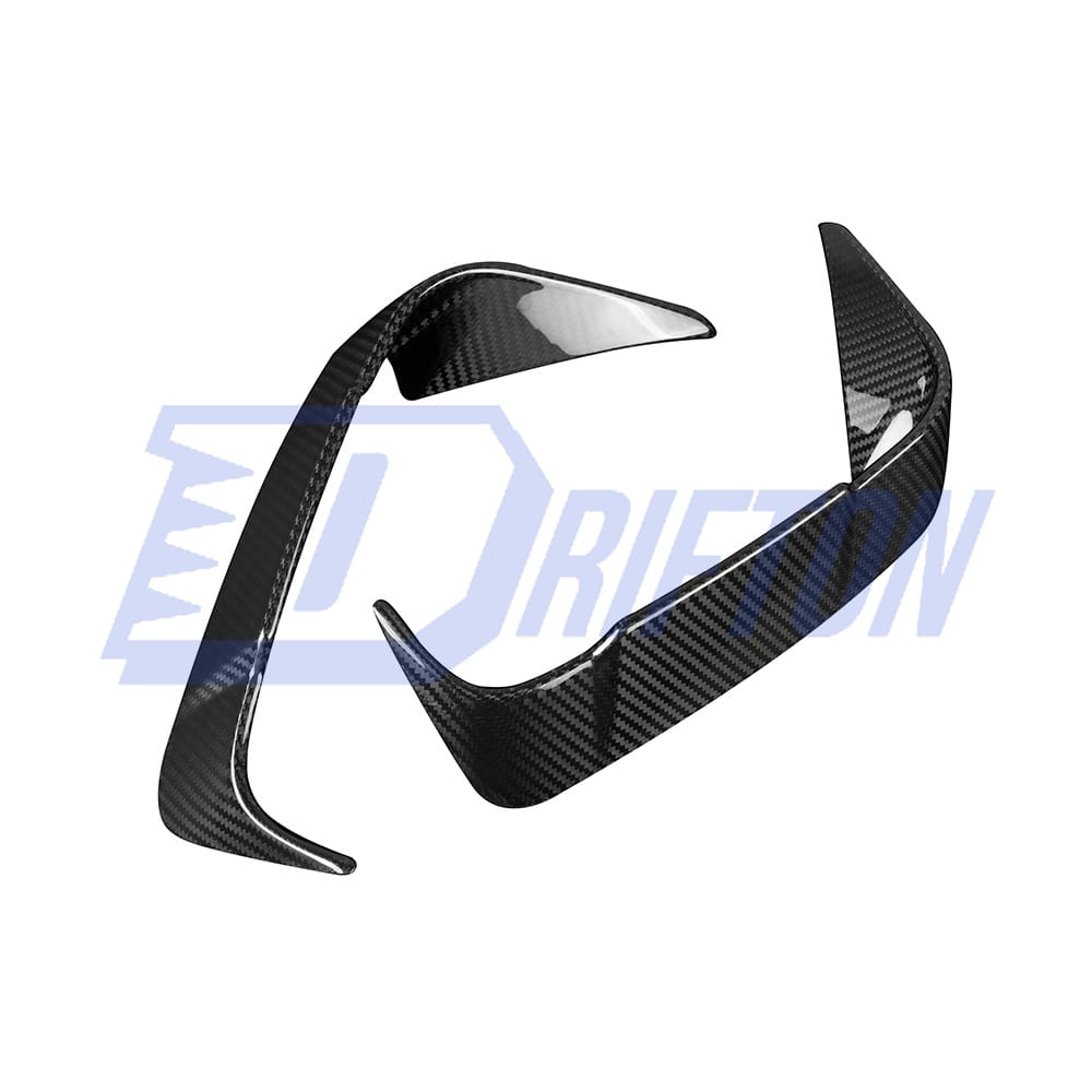 Dry Carbon Fiber Rear Bumper Canards For BMW 4 Seires G22 G23 2021-2024
