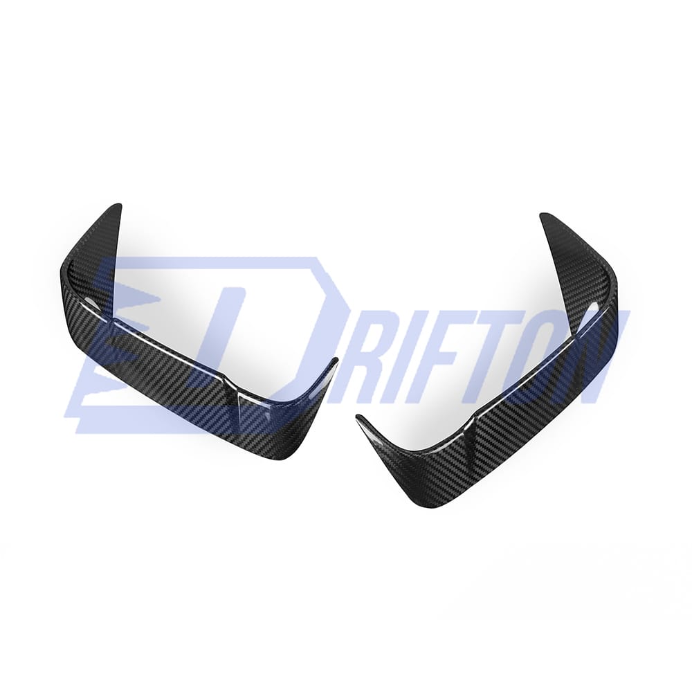 Dry Carbon Fiber Rear Bumper Canards For BMW 4 Seires G22 G23 2021-2024