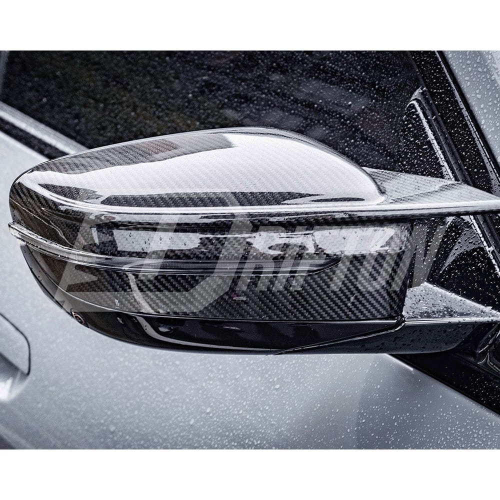 M4 Style Dry Carbon Fiber Mirror Cap (Replacement) For BMW 4 Seires G22 G23 G26 2021-2024