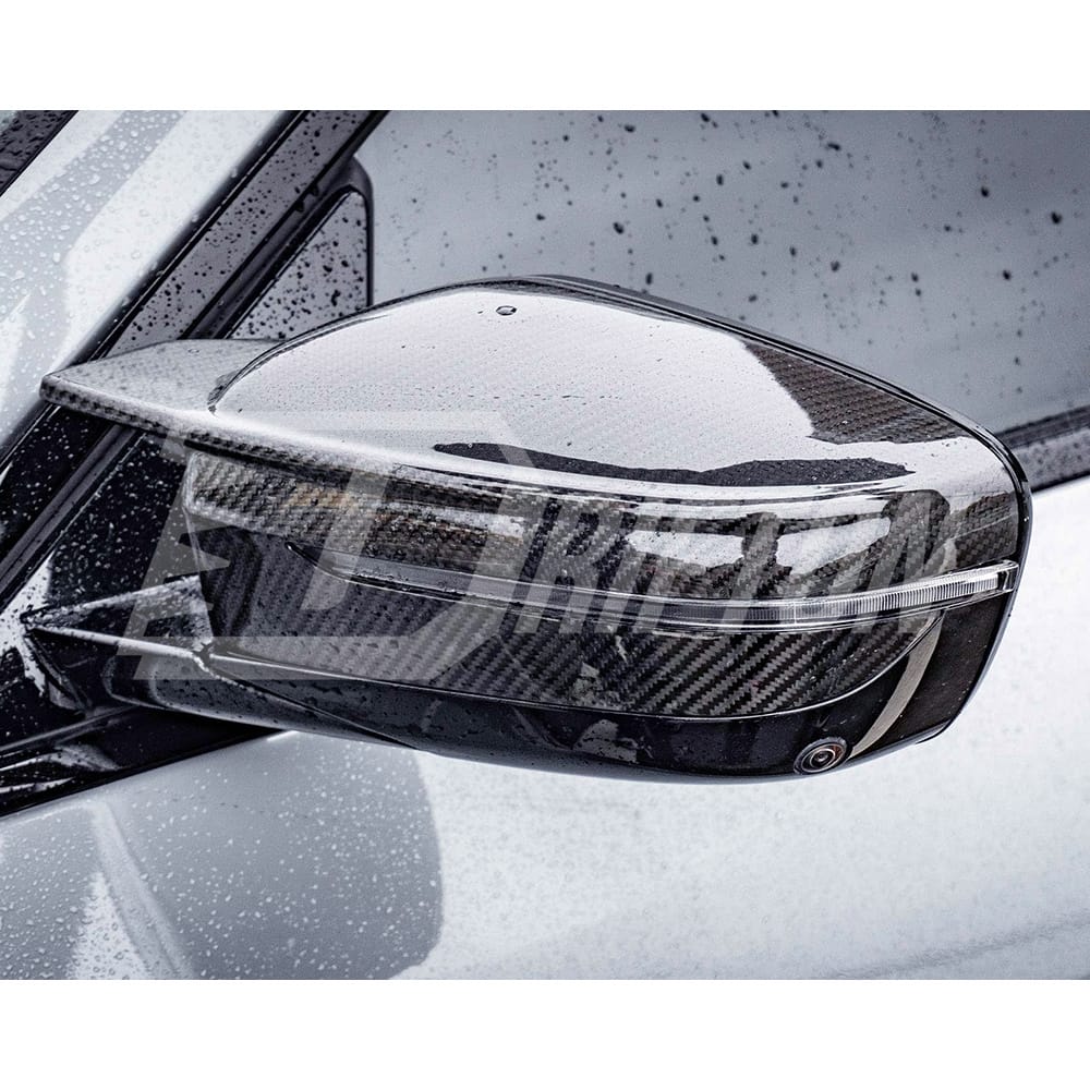M4 Style Dry Carbon Fiber Mirror Cap (Replacement) For BMW 4 Seires G22 G23 G26 2021-2024