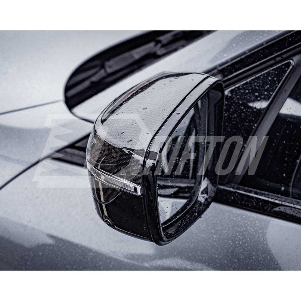 M4 Style Dry Carbon Fiber Mirror Cap (Replacement) For BMW 4 Seires G22 G23 G26 2021-2024