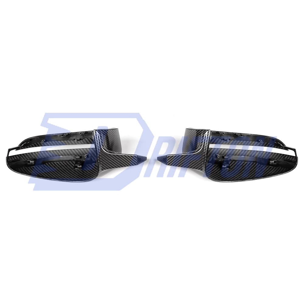 M4 Style Dry Carbon Fiber Mirror Cap (Replacement) For BMW 4 Seires G22 G23 G26 2021-2024