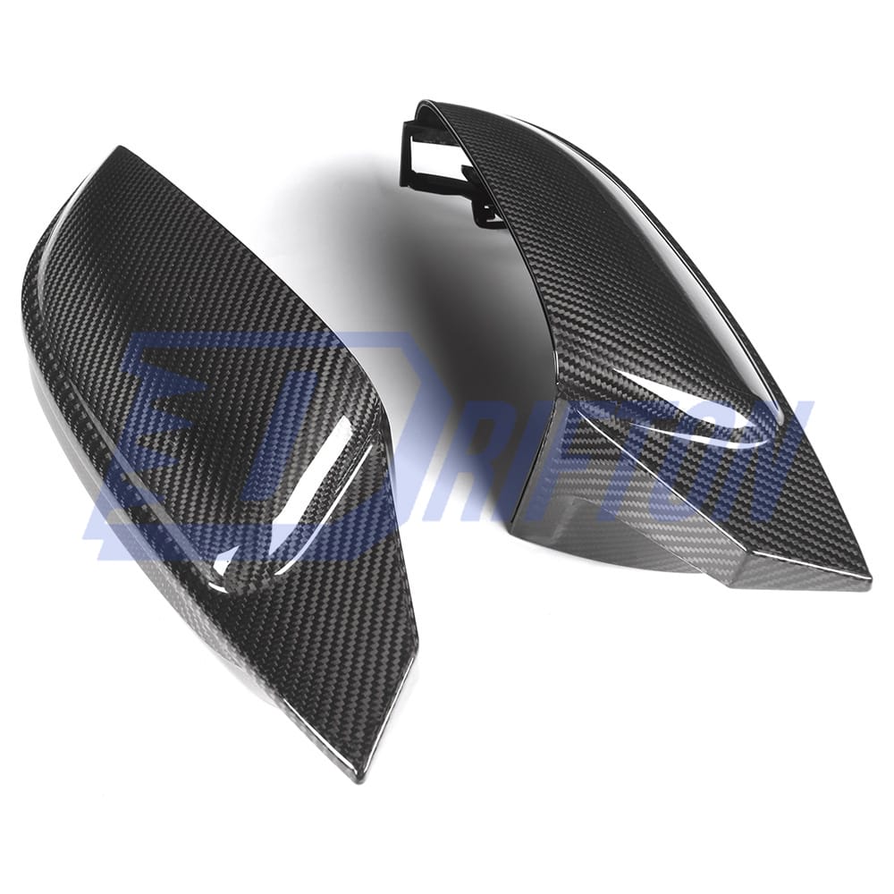 M4 Style Dry Carbon Fiber Mirror Cap (Replacement) For BMW 4 Seires G22 G23 G26 2021-2024