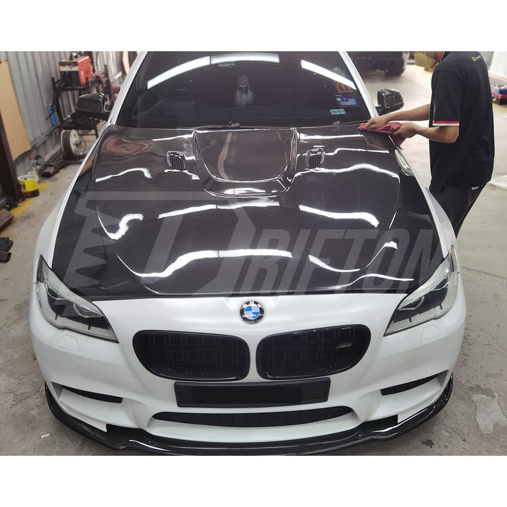M5 Style Carbon Fiber Hood For BMW 5 Series F10 F11 F07 M5 2010-2016
