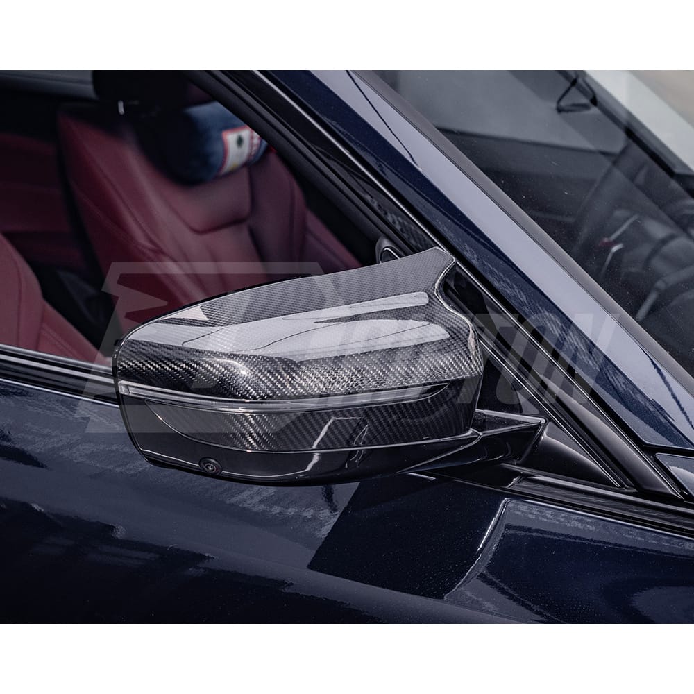 M5 Style Dry Carbon Fiber Mirror Cap (Replacement) For BMW 4 Seires G22 G23 G26 2021-2024
