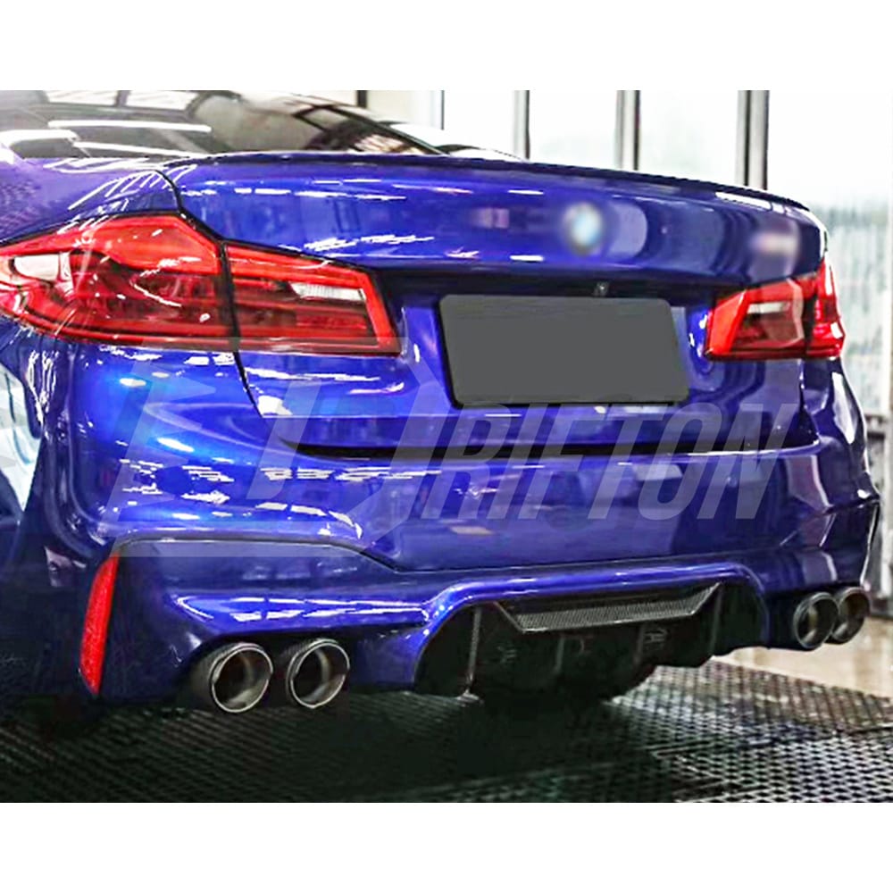 MP-Style Carbon Fiber Rear Diffuser For BMW 5 Series F90 M5 2017-2023